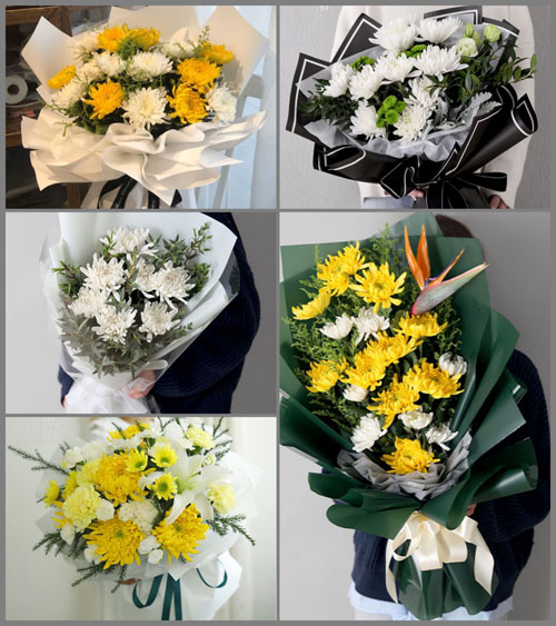 湖北孝感市大悟县高店乡水庙村白事花束代送